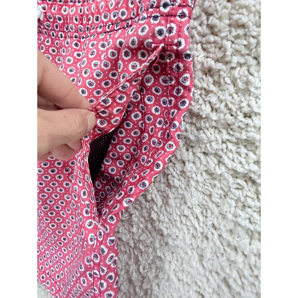 Abercrombie & Fitch Swim Trunks Mens Medium Pink Excellent Floral Board Shorts